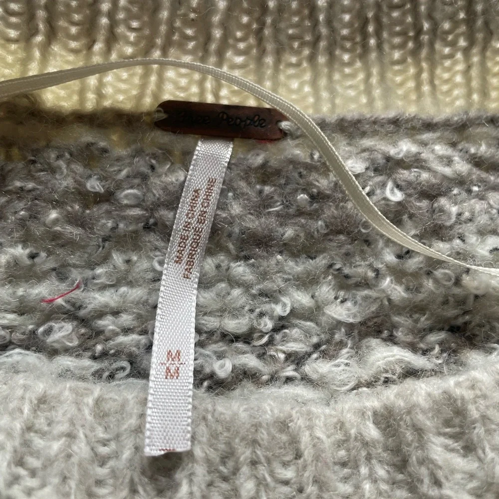 Free People Home For The Holidays Balloon-Sleeve Sweater - Picture 8 of 8